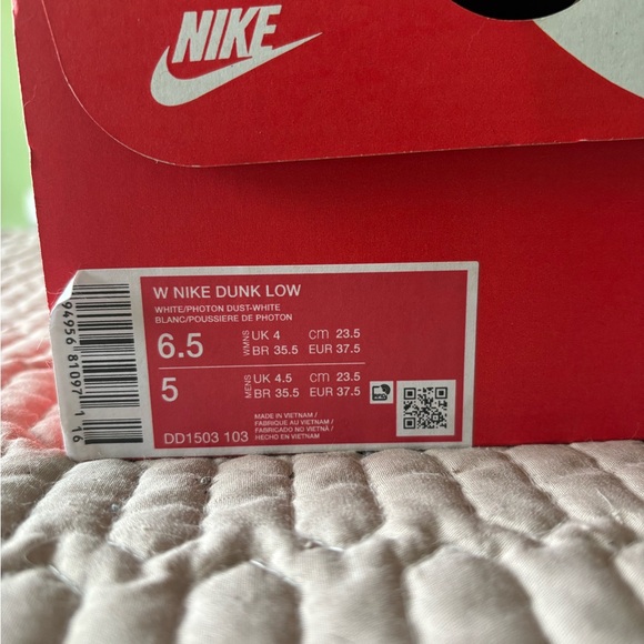 Nike Dunk Low Photon Dust Sneakers - Picture 1 of 3